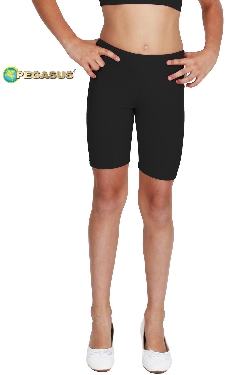 PANTALONCINO DANZA LYCRA NERO BAMBINA